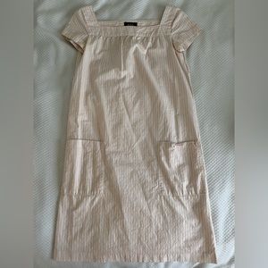 A.P.C. Square Neck Dress with Pockets Size Small